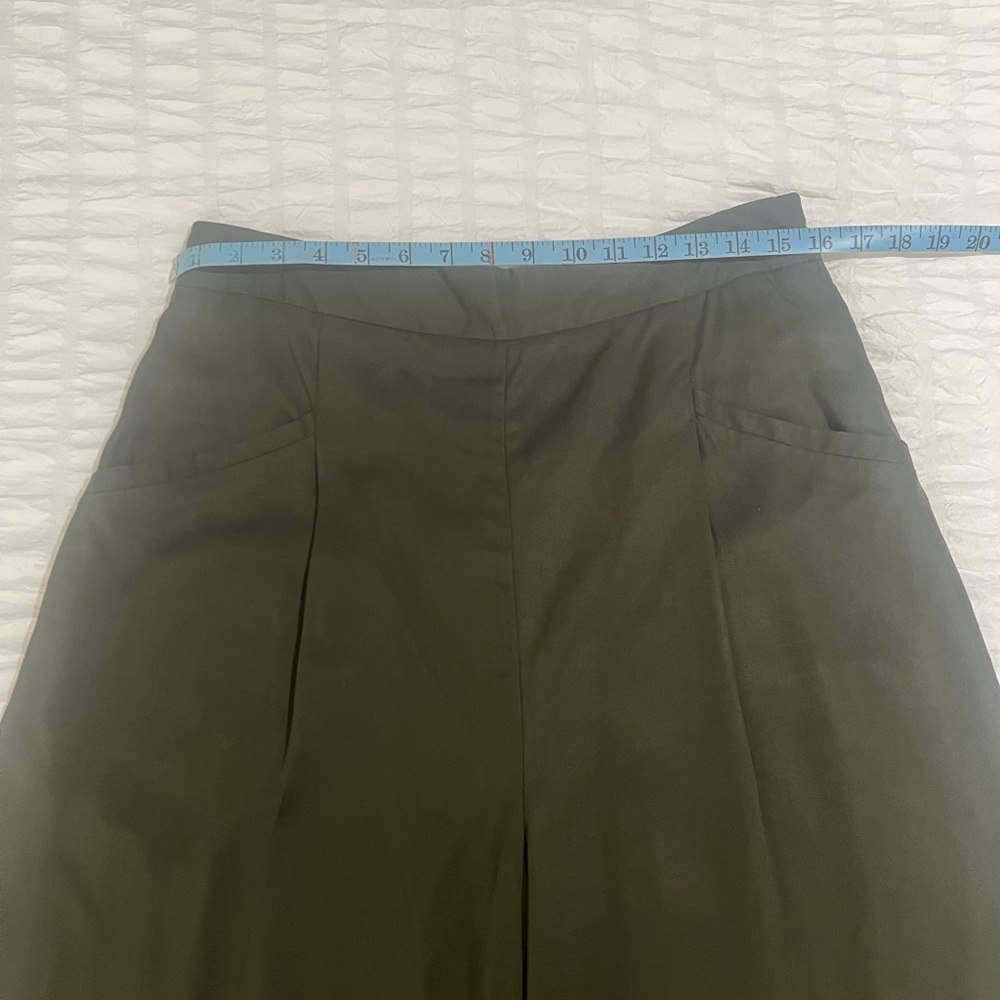 Zara Wide Leg Ankle Pants - Size L - EUC - Picture 8 of 8